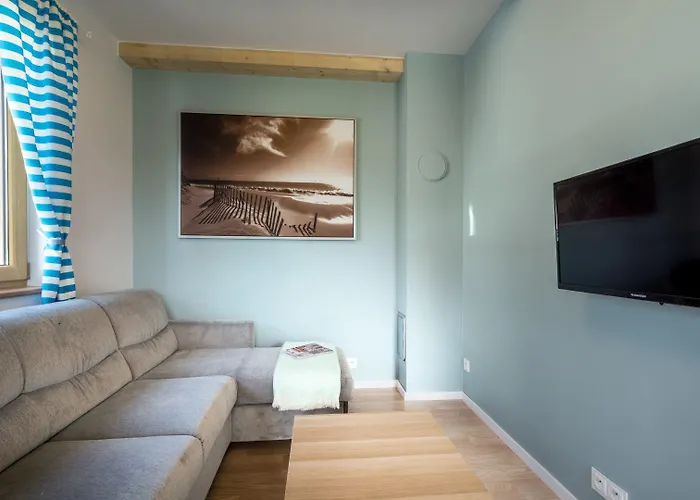 Semesterbostad Leba, - Polanki23 - Basen, Sauna, Kino *